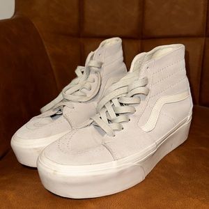 Vans SOFT SUEDE SK8-HI TAPERED platform SHOE
